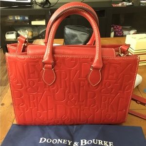 Dooney & Bourke Red Leather Shoulder Bag Mint